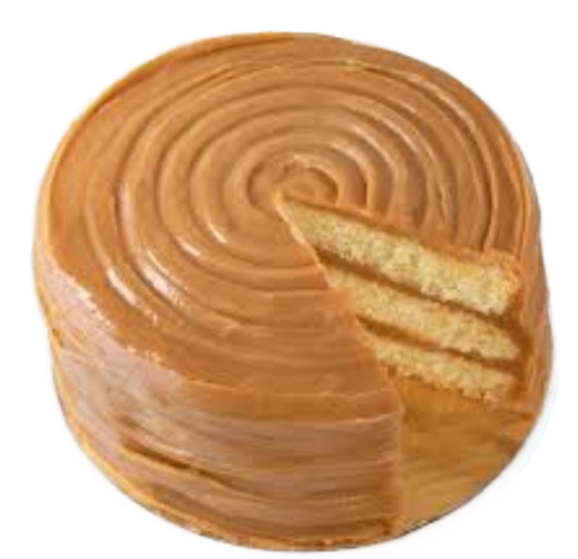 Fluffy Treats Homemade Caramel Cake (8" 3 Layers)