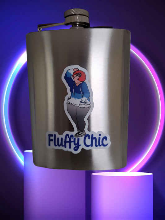 FluffyChic Brand Flask